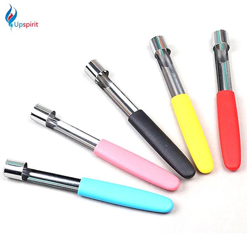 

Upspirit Stainless Steel Core Remover Pear Corer Easy Twist Fruit Coring Device Digging Tools Kitchen Gadgets Color Random