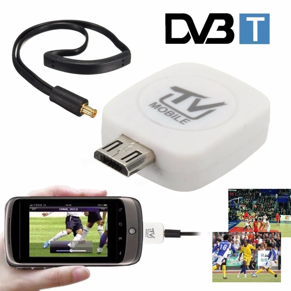 Мини цифровой DVB-T микро USB мобильный HD ТВ тюнер Стик приемник для телефона Android
