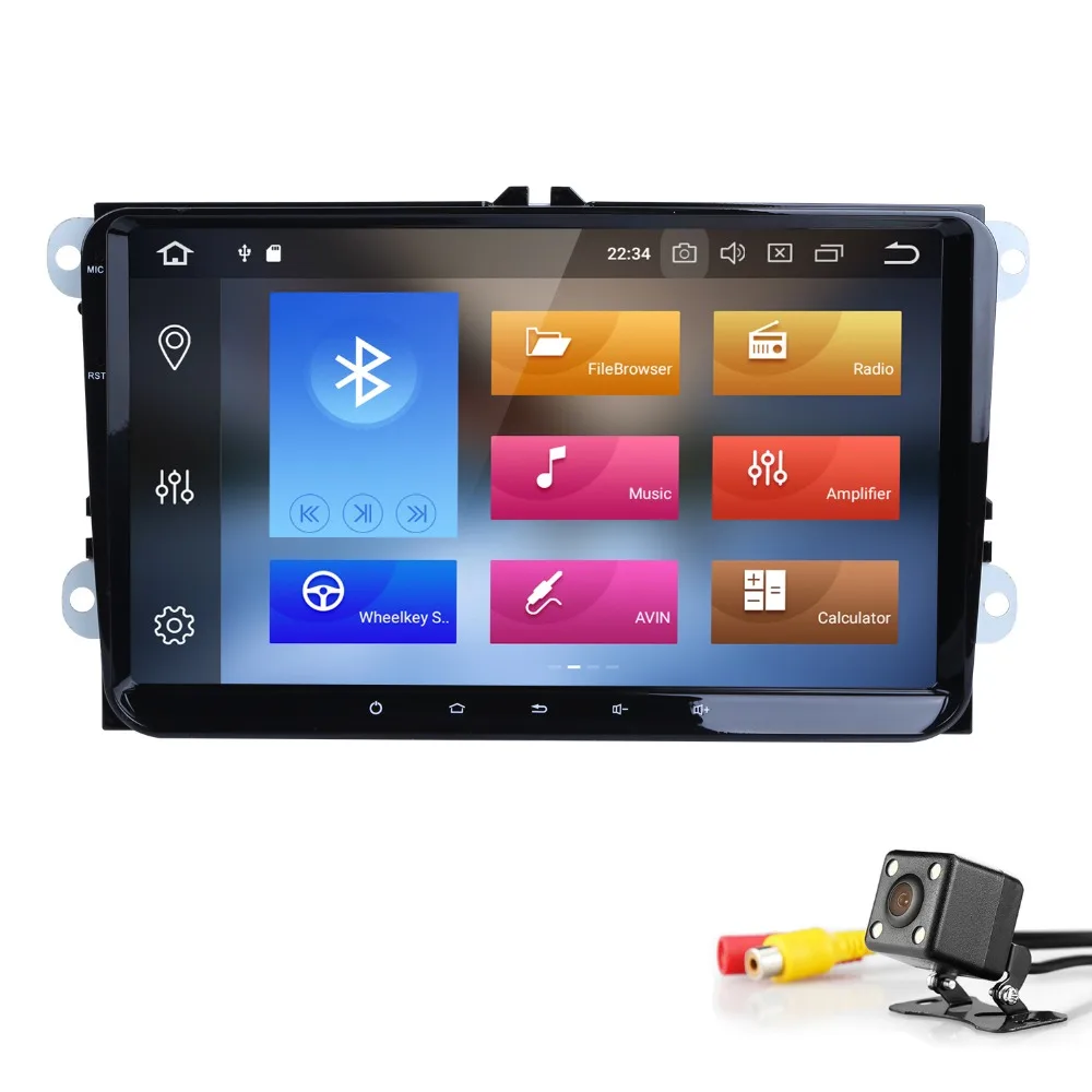 Hizpo 1024*600 2 din Android 8 0 автомобиль без dvd-радио GPS для VW Passat Estate/седан/универсал/Allfrack/cc