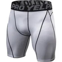 Для мужчин быстросохнущая сжатия короткие колготки Для Мужчин's Gym Фитнес спортивные легинсы для бега шорты Мужское нижнее белье спортивные шорты