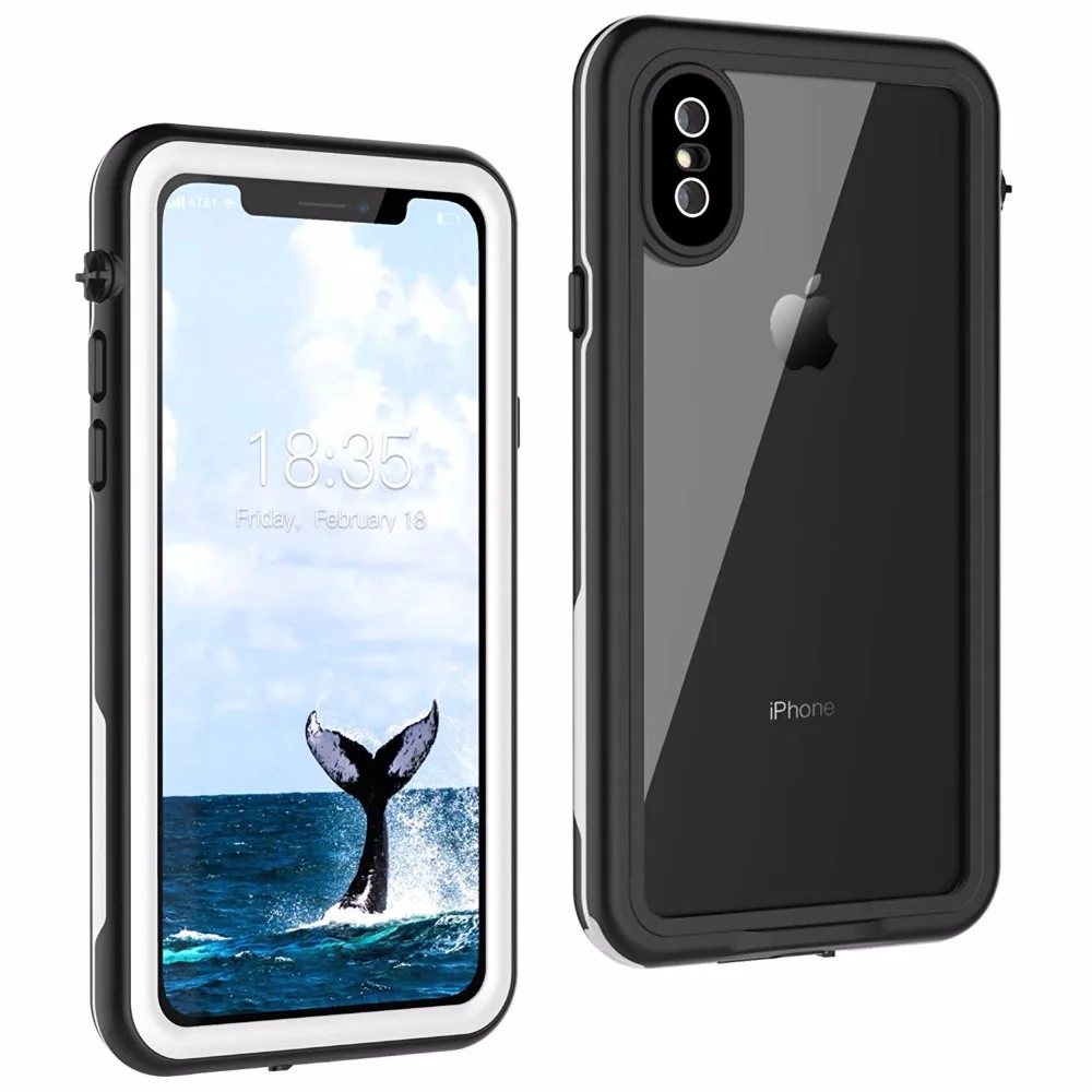 For iPhone X Waterproof case life water Shock Dirt Snow Proof Protection for iPhone X With