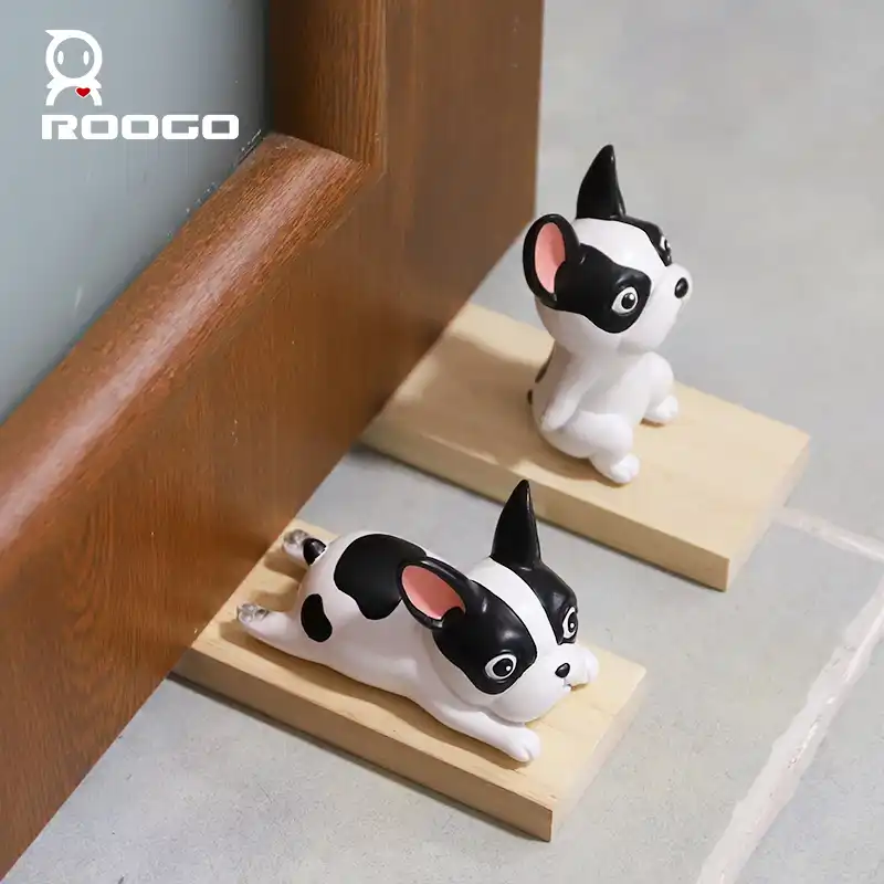 Roogo Dog Animal Door Stops Wedge Door Stopper Creative Block Home