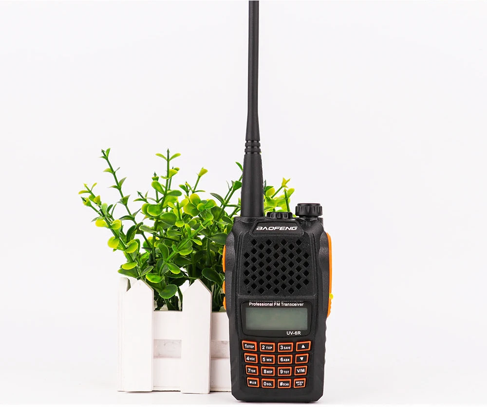 Baofeng UV-6R двухстороннее радио walky talky Профессиональный для sdr hf трансивер CTCSS DCS RX/TX звуковой сигнал VOX Функция uv6r ham радио cb