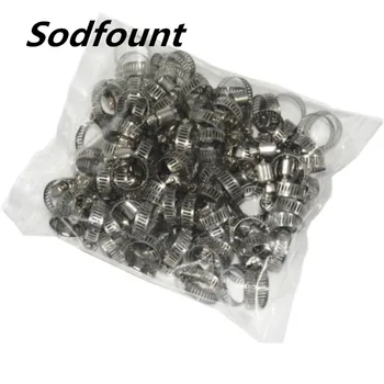 

100PCS 8X12mm 10X16mm 13X19mm - 80X100mm Vehicle tubing pipe fixing clamp Vehicle tubing pipe fixing clamp Car clamp