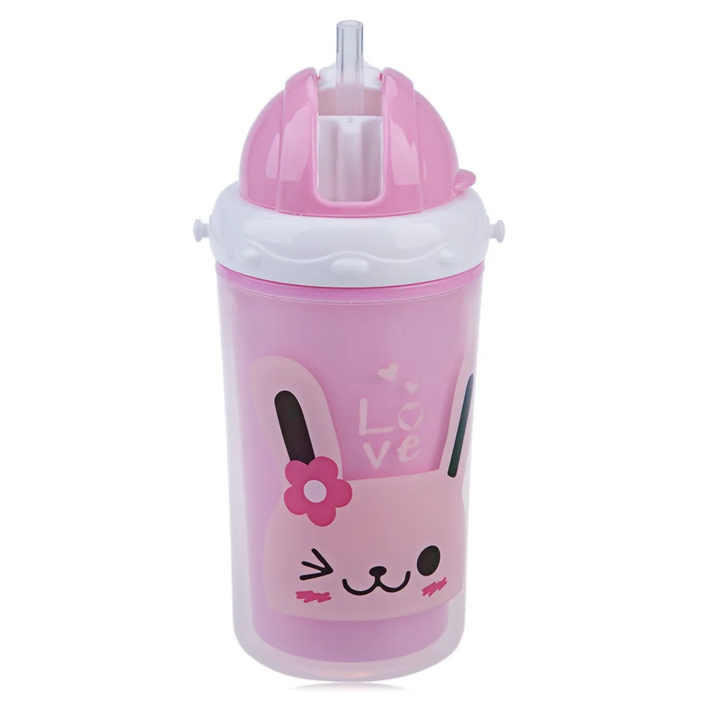 Bobei Cute Kids Double Layer Heat Insulation Water Bottle Cartoon Cup School Water Bottles Kettle Shaker water milk bottles5