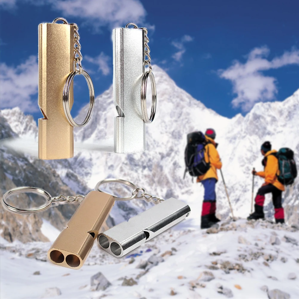 

2019 Hot Sales 1PC Survival Whistle Double Channel High Pitch Whistle For Outdoor Hiking Trekking Tool
