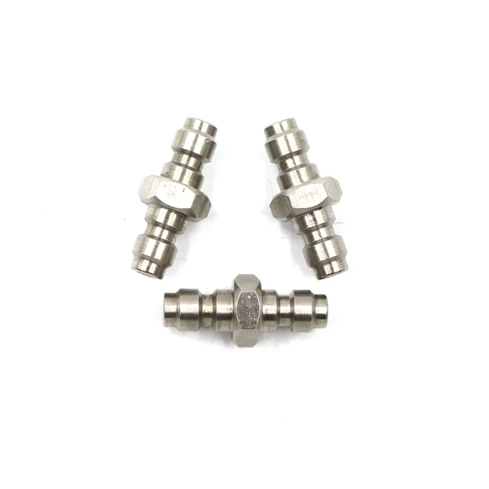 

PCP Airforce Paintball Pneumatic Quick Coupling Air Sockets Stainless Steel Double End Male Plug 8mm Fill Nipple 3 PCS/1 LOT