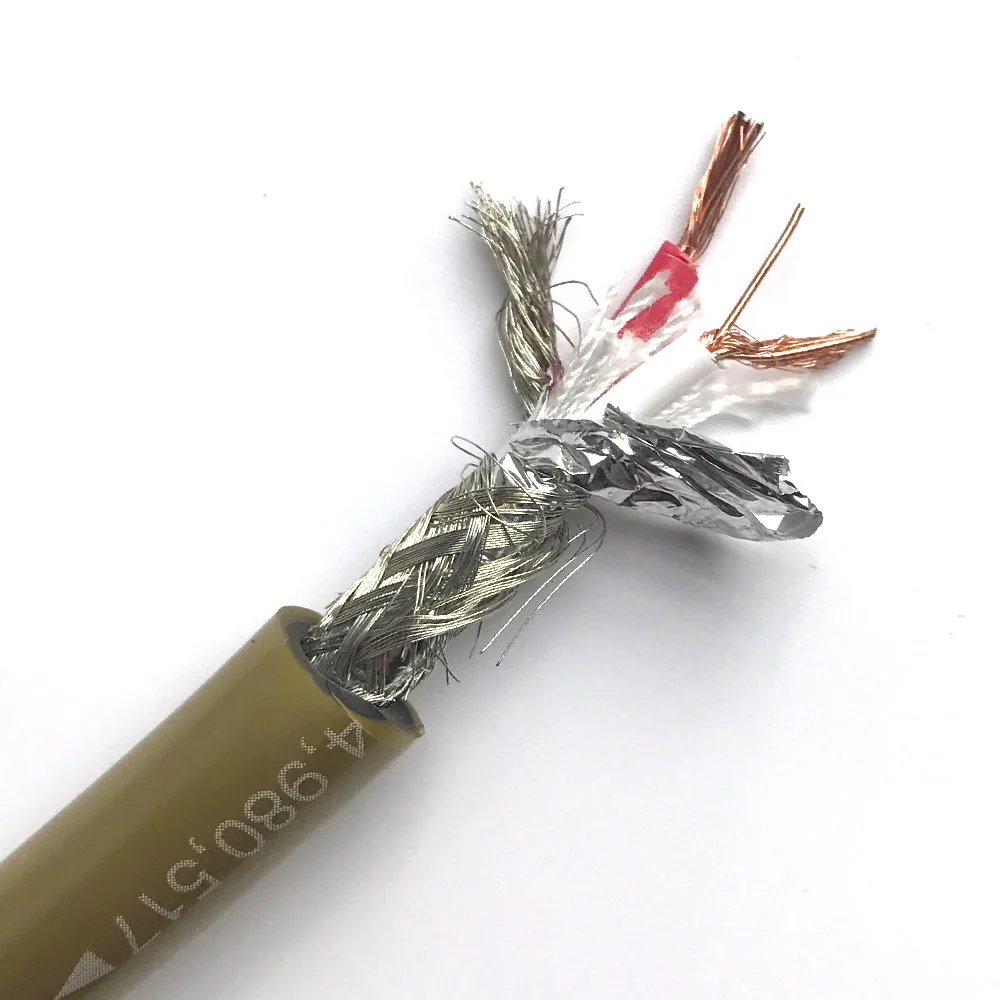 LXJ084 Pure copper core + Silver plated shield Rca&Xlr bulk cable for