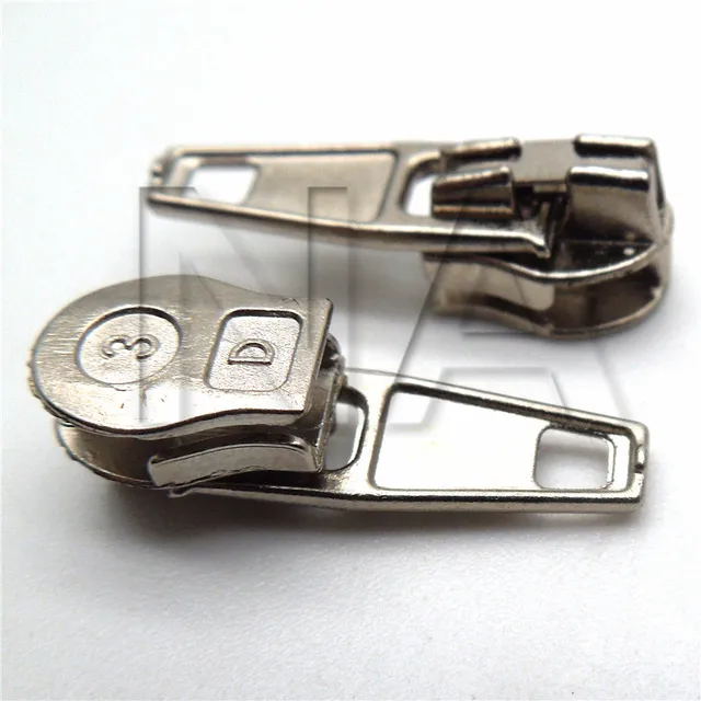 2018 Wholesale 25pcs 3 Zinc Alloy Auto Lock Automatic Zipper Puller