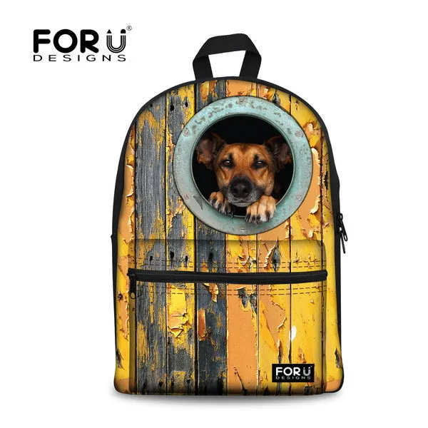 FORUDESIGNS, Модная студенческая Холщовая Сумка mochila escolar, 3d цветочный принт, школьная сумка, дорожная сумка для подростка, рюкзак в винтажном стиле - Цвет: C005J3