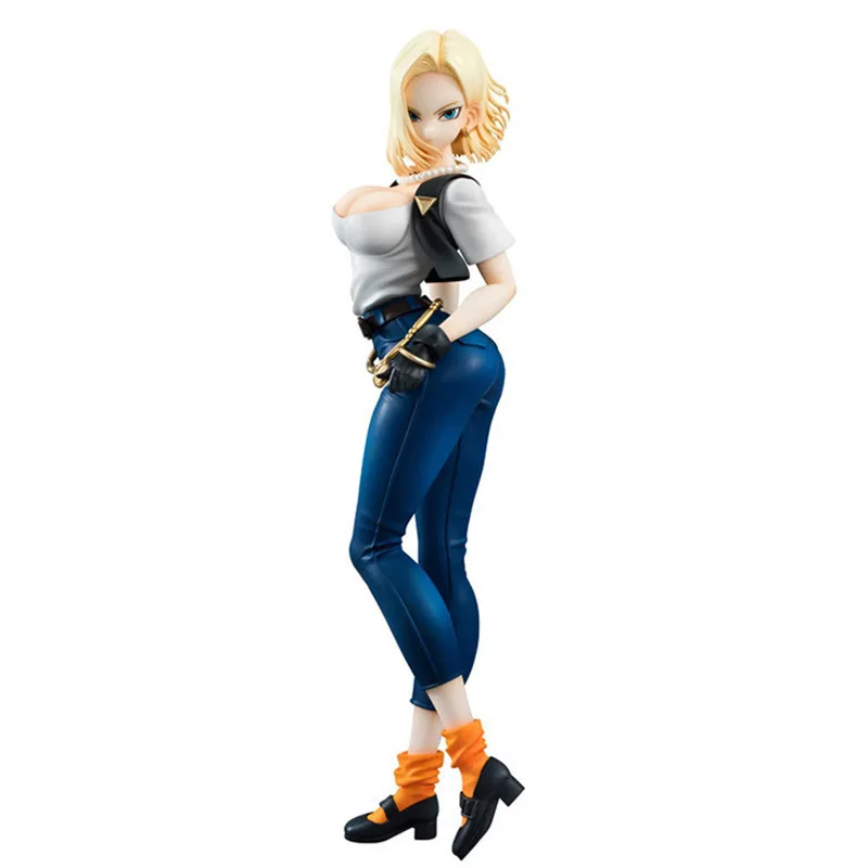 4 type Anime Dragon Ball Z Figure Android sexy No. 18 Collection Action Figure PVC Toys For Children decorate Christmas Gift