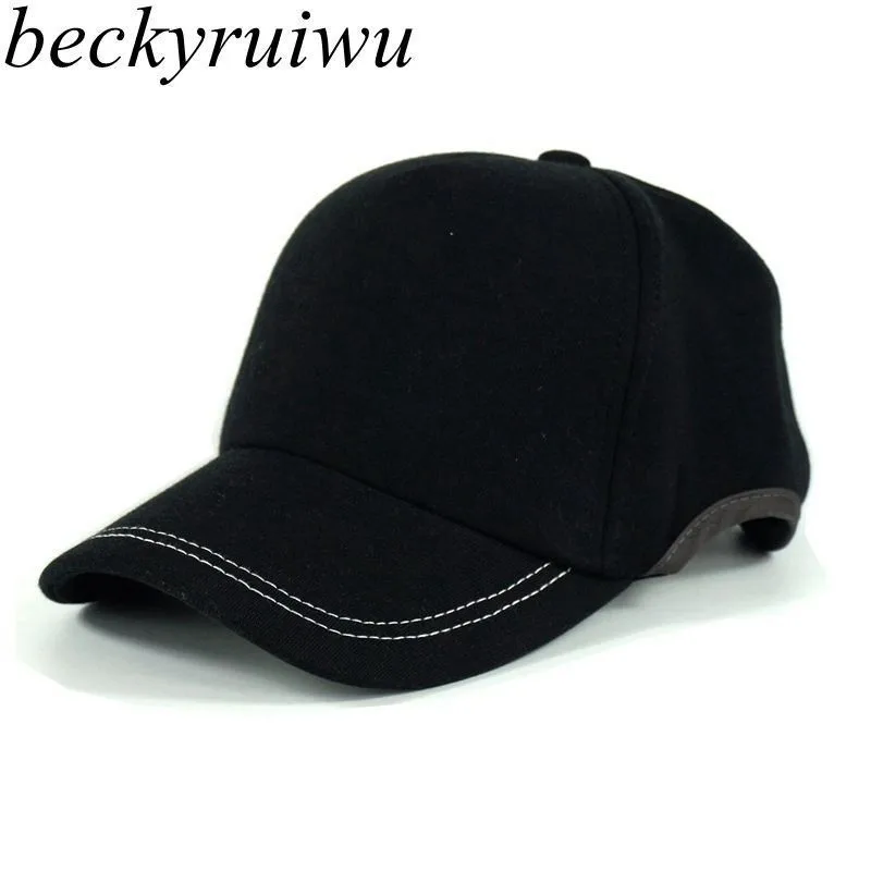 Beckyruiwu мужские повседневные Шапки большого размера для папы зимние 100% хлопковые