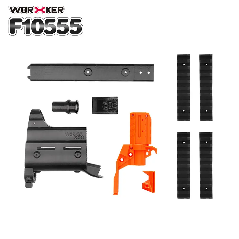

hot! Durable Wear Resistnt PC 3D Printing Modularized NO.171 Front Tube Kit+25cm Pipe Suitable for Nerf Stryfe Toys