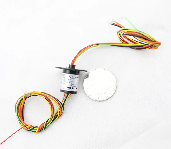 

MOFLON slipring elecrtic slip ring OD12.5mm length18.2mm 6 wires 2A capsule slip ring