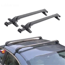 CARSUN 2x Universal Car Roof Rack Aluminum Luggage Box Roof Cross bar Rail Top Box Luggage Boat Carrier Luggage Car Rack new arrival cross beam cross bar horizontal roof rail for ford explorer 2016 2017 2018 304 stainless steel come if need quality