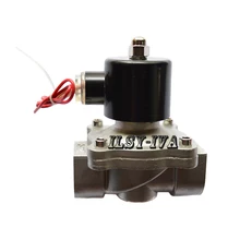AC110V, AC220V, AC380V электромагнитный клапан из нержавеющей стали, DN25 нормально закрытый электромагнитный клапан