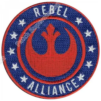 

3" Star Wars Rebel Alliance Logo Crest iron on patch tv movie series Embroidered applique badge great gift for a Star Wars fan