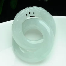 Натуральный нефритовый кулон Зодиак Дракон нефрит Shuanglong кольцо велосипедная подвеска крепится счастье карьера лучшее счастье