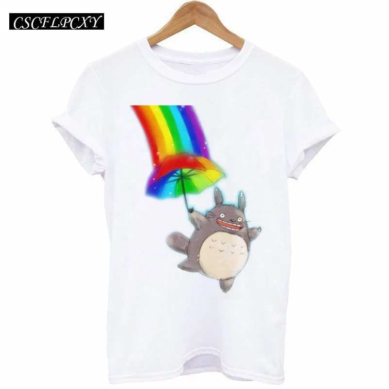 Fashion-2016-Slim-T-shirt-Women-Summer-Tops-Cartoon-Neighbor-Totoro-Print-T-Shirt-Plus-Size.jpg_640x640 (7)