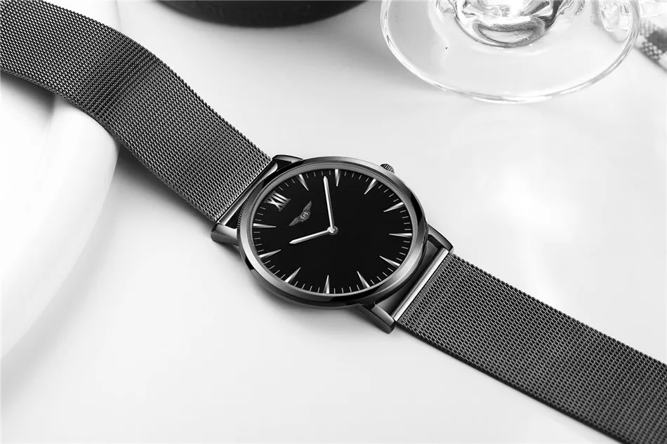 Watch Men GUANQIN Relogio Masculino Gold Simple Mens Watches Top Brand Luxury Ultra Thin Quartz Watch New Year Gifts for Friends (13)