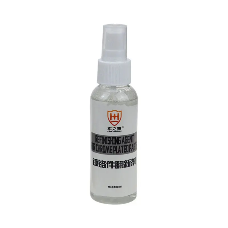 New 100ML Rust Remover for Chromium plated Part Car Surface Polishing Detergent Chrome Cleaner Spray Paint