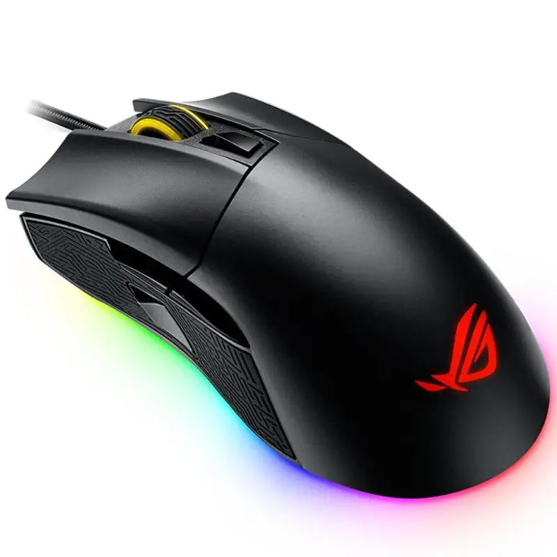 

ASUS ROG Gladius II Aura Sync Gaming Mouse 7 Keys USB 2m Wired 100-12000 DPI RGB Optical Ergonomic Mouse for PC