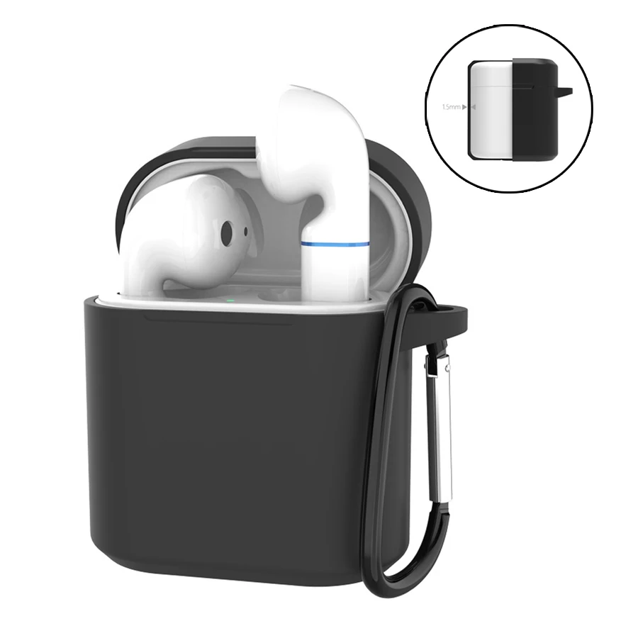 Силиконовый чехол для наушников Honor FlyPods Pro противоскользящий защитный Huawei FreeBuds 2