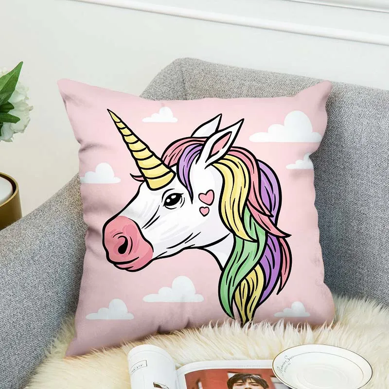 

unicorn Double-side 3D digital print pattern Pillowcase Decorative Body Pillow Case Plain Design Qualified Bedclothes PC550