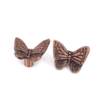 

8PCS Kitchen Cabinet knobs drawer pulls cupboard drawer Dresser wardrobe Furniture Handle pull Butterfly knobs