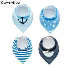 4 шт./лот новые детские нагрудники отрыжка салфетки для новорожденных мальчиков и девочек Dribble нагрудники банданы мягкие высокое качество