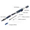 NEW 7-In-1 Outdoor EDC Multi-Function Self Defense Tactical Pen With Emergency Led Light Whistle Glass Breaker Outdoor Survival ► Photo 2/6