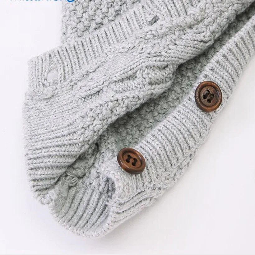 Newborn Baby Romper For Boys Cotton Knitted Baby Clothes Autumn Winter Toddler Clothes Long Sleeve Infant Jumpsuit With Hat