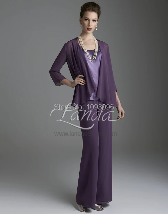 purple pant suits for wedding