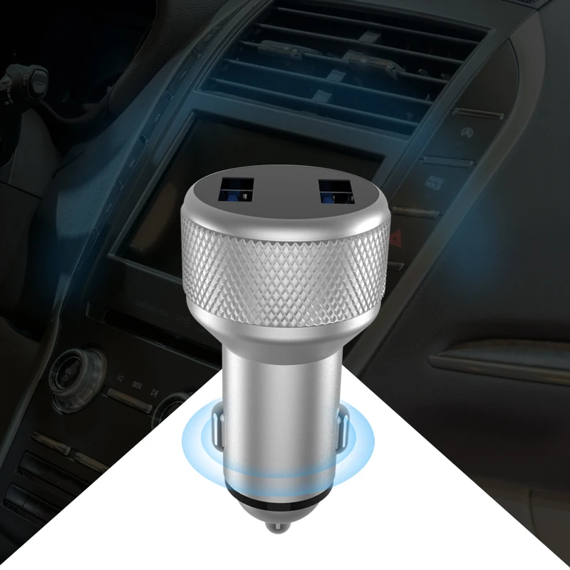 GUSGU 3.1A المزدوج USB سيارة شاحن LED عرض العالمي للهاتف المحمول اللوحي GPS شاحن محول لسامسونج فون Xiaomi GUSGU 3.1A المزدوج USB سيارة شاحن LED عرض العالمي للهاتف المحمول اللوحي GPS شاحن محول لسامسونج فون Xiaomi