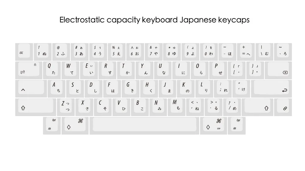 Темно-серый японский колпачок для клавиатуры с электростатической емкостью