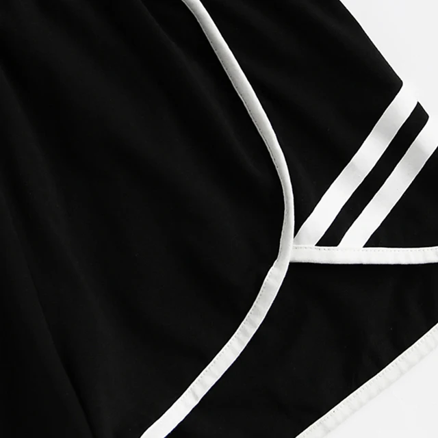 Summer Cotton Striped Women’s Tracksuit BTS Clothes Set 2 Piece 2018 New Woman Suits Shorts Crop Tops + Shorts Pants Outfit
