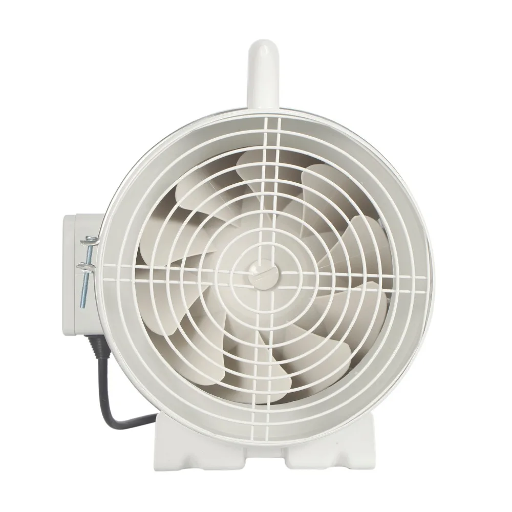 8'' 220V Extractor Fan High Efficiency Ducted Ventilator Turbo Fan Ventilation System Exhaust Air Inline Duct Fan Household New 8'' 220V Extractor Fan High Efficiency Ducted Ventilator Turbo Fan Ventilation System Exhaust Air Inline Duct Fan Household New