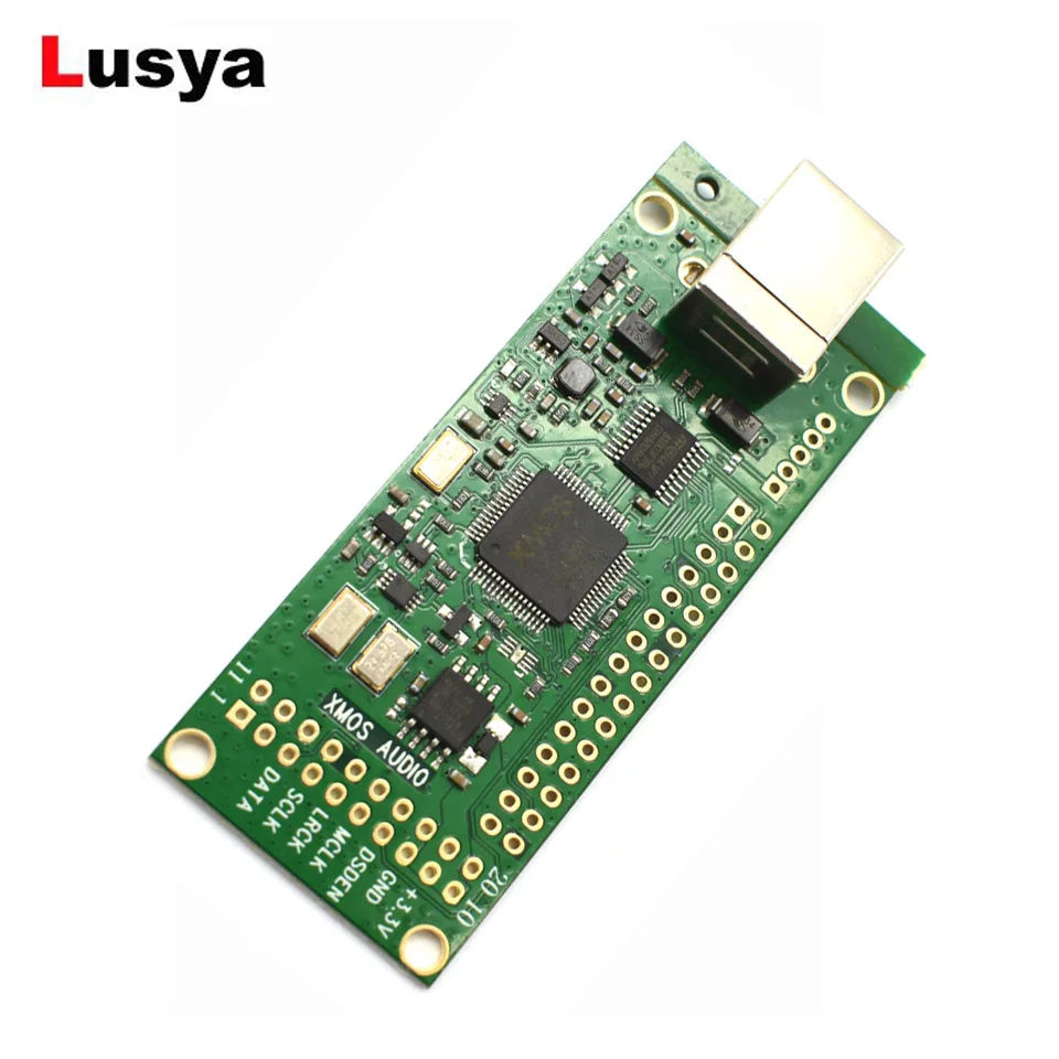 

XMOS XU208 USB to I2S output digital interface USB asynchronous daughter card 32/64 bit support DSD256 A2-006