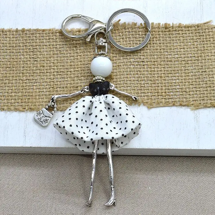 2015 Fashion Women Key Chains Free Shipping! Cute Doll Bag Pendants