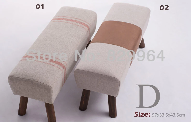 Hot,Fabric sofa leisure wood sofa,solid wood furniture,suitable for home furnishing or shop use,wood stool,living room furniture
