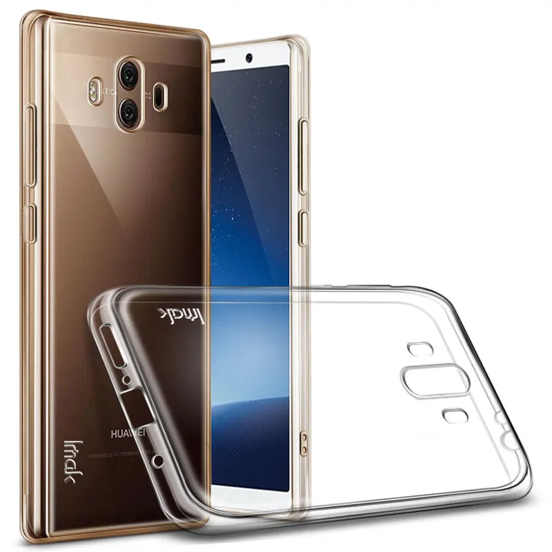 

Huawei Mate 10 Lite Case IMAK Clear Crystal Silicone Soft TPU Back Cover For Huawei Honor 9i Nova 2i Cases Gift Screen Protector