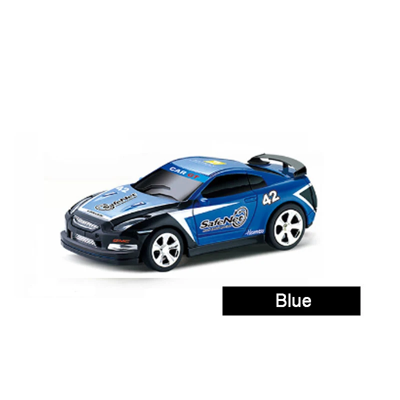 Машинка с дистанционным управлением 20 км/ч Кокс мини радиоуправляемая Машина Радиоуправляемая микрогоночная машина 4WD машинки радиоуправляемые модели игрушки для детей Подарки - Цвет: Blue