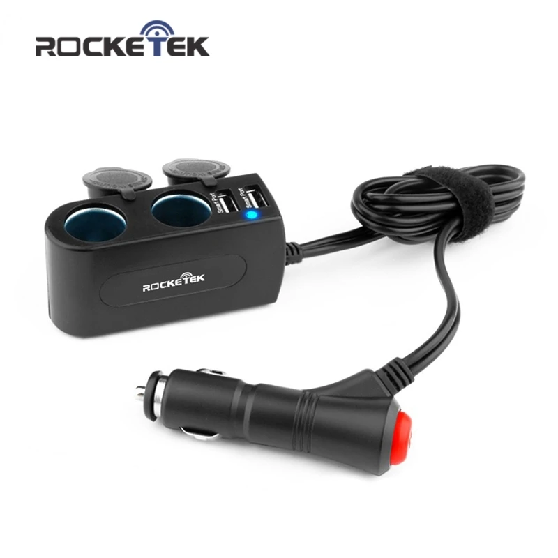 Rocketek Мульти usb Автомобильное зарядное устройство smart ic 2 USB 3.1A автомобильный