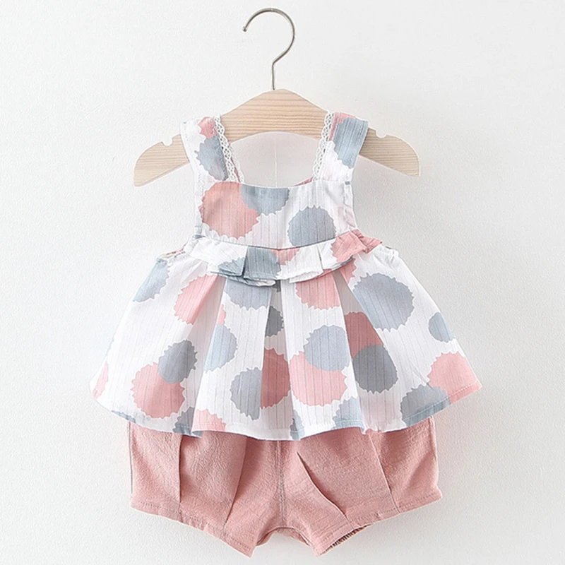fashion style baby girl summer clothes korean infant girl clothing 2019