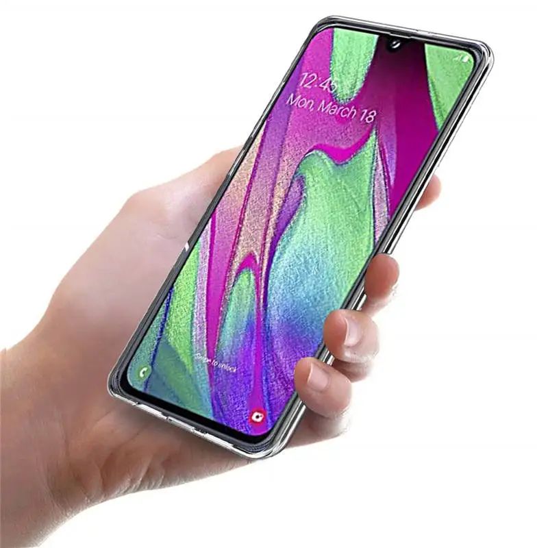 Для samsung Galaxy A40 силиконовый прозрачный футляр из ТПУ чехол для телефона для samsung A40 GalaxyA40 40 A405F A405F SM-A405F