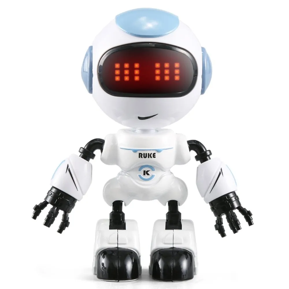 

JJR R8 Touch Sensing LED Eyes RC Robot Smart Voice DIY Body Gesture Model Toy For Boys Children Adults Christmas Gift