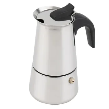 

Espresso Coffee Maker 2/4/6-Cup Percolator Stove Top Coffee Maker Moka Espresso Latte Stainless Pot hot sales Coffee baking