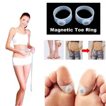 2 шт./пара силиконовые кольца для ног массаж для ног сжигание жира Магнитная терапия для похудения продукт сохраняет форму быстро похудеть