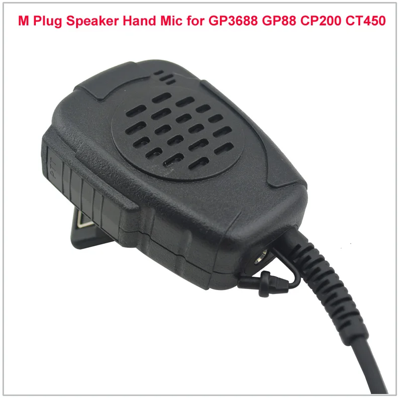 M Plug Динамик ручной/плечевой микрофон для Motorola CP200 CT450 P040 GP68 Hytera TC 500 PUXING 700 Kirisun