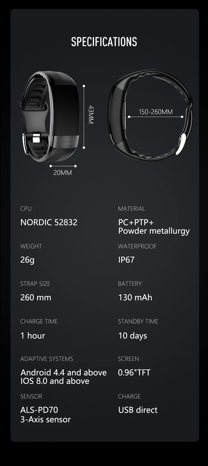Cheap Pulseiras inteligentes
